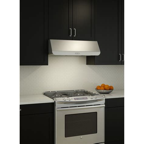 30 in w under cabinet range hood in stainless steel|best under cabinet range hoods 30 inch ducted.